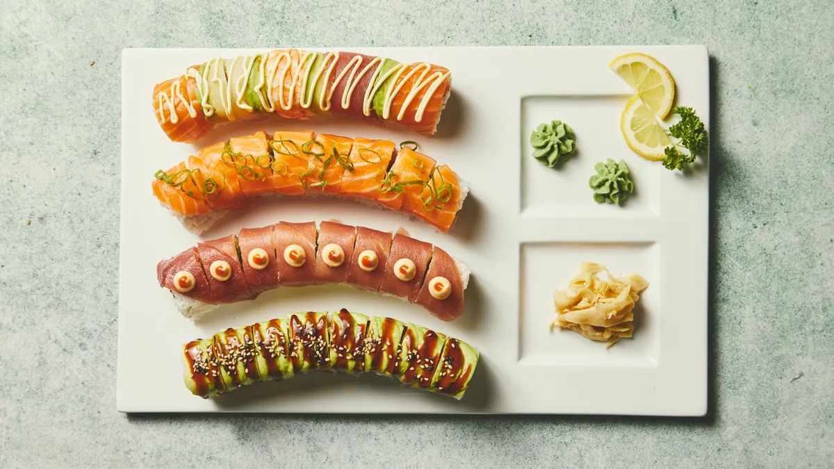 Toppet Uramaki Hells Kitchen (8 stk)