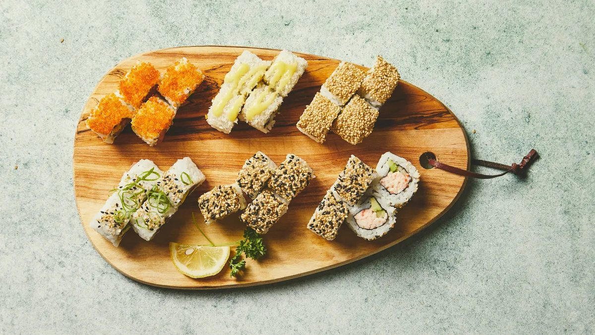 Uramaki Spicy Ebi (8 stk)