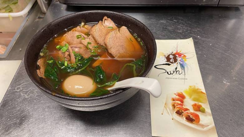 Beef Ramen with Soy Broth