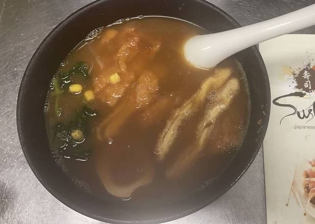 Chicken Katsu Ramen with Curry Broth