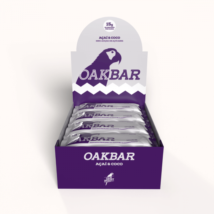 Caixa Oakbar Açaí Coconut (12 Un.)