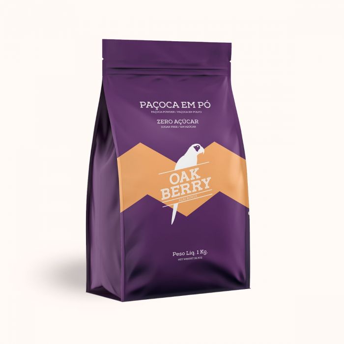 Paçoca Zero Açúcar Oakberry (1kg)