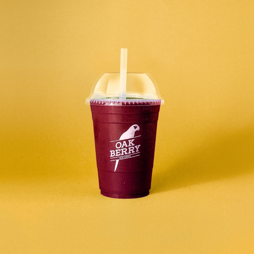 Pb Lovers(500ml):Açaí, Paçoca,pasta de Amendoim com Mel e Banana