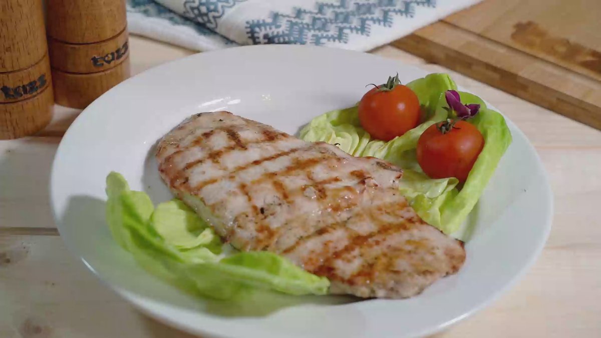 Meniu cotlet de porc la gratar
