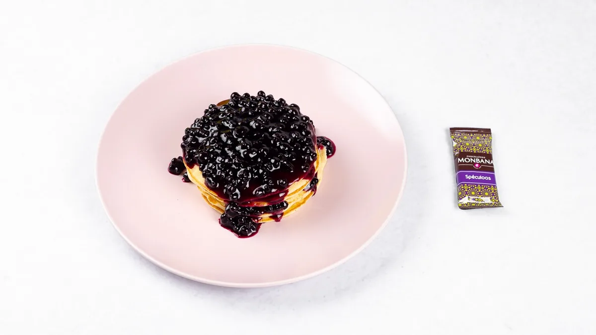 Palačinke Juicy Blueberry in Speculoos piškot