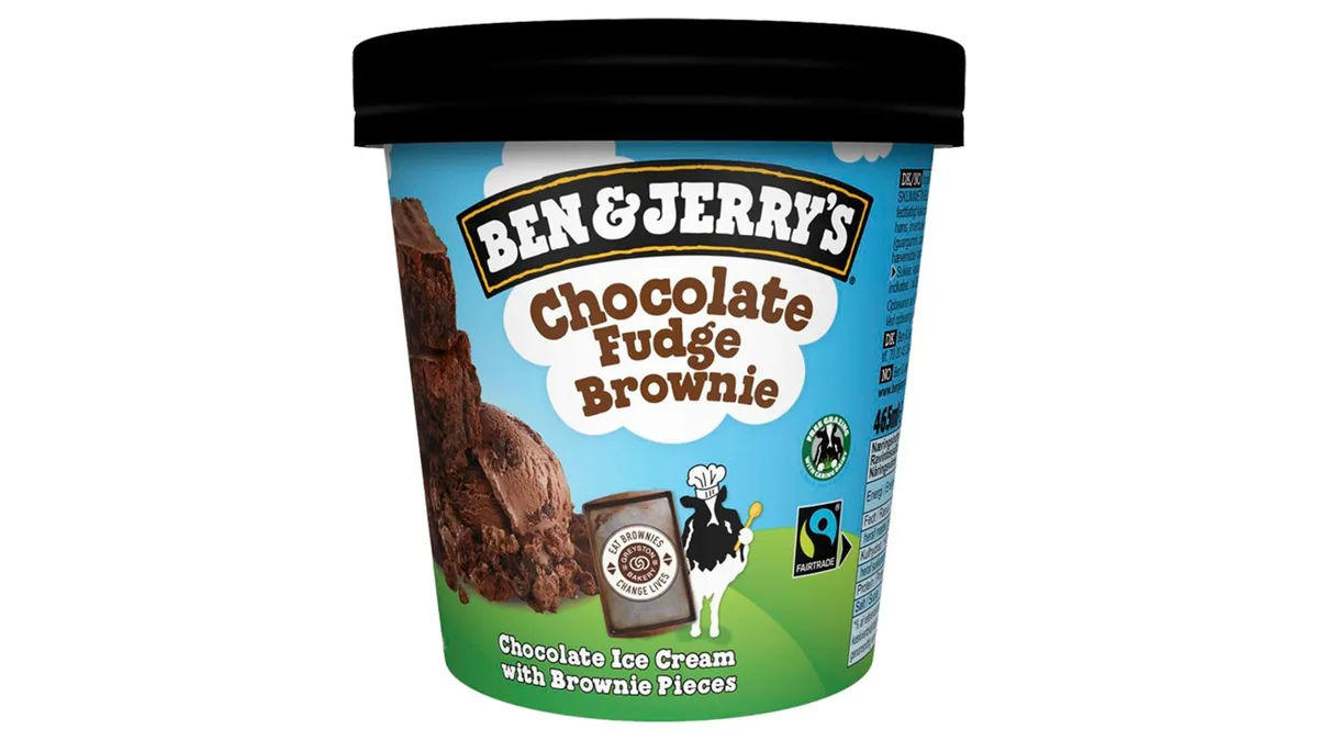 Ben and Jerry's poharas jégkrém Chocolate Fudge Brownie 465 ml