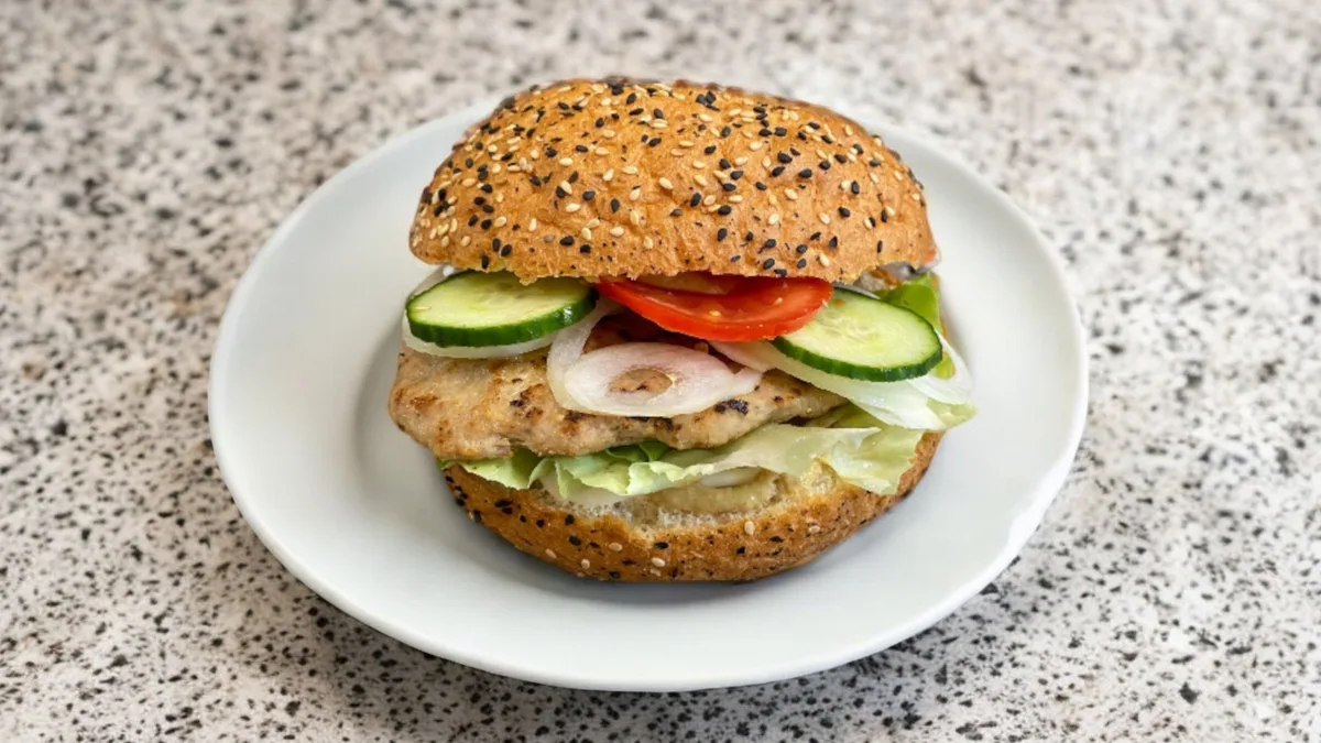 Gombás Hamburger