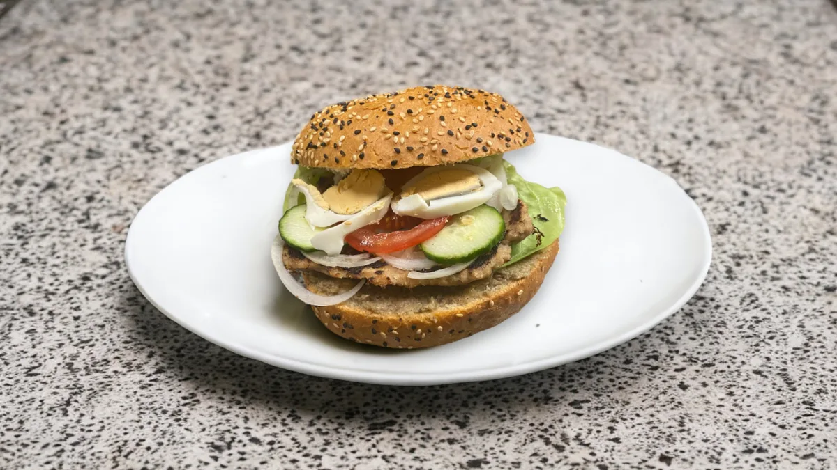 Tojásos Hamburger
