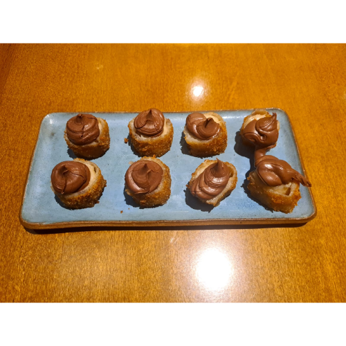 Hot Roll de Banana com Chocolate - 8 Unidades