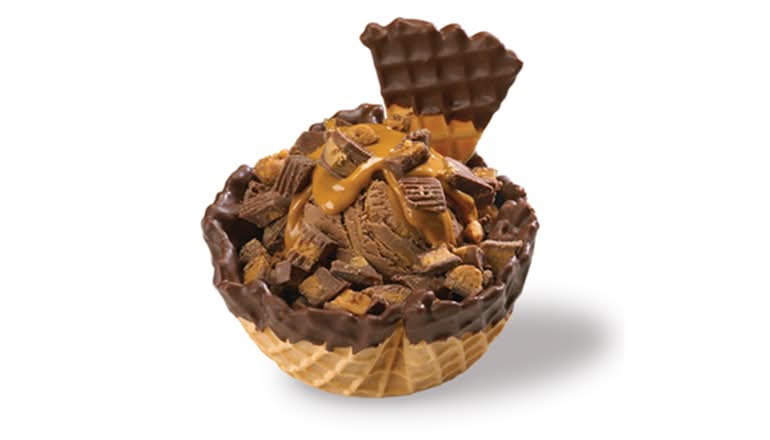Peanut Butter Waffle Bowl (Large)