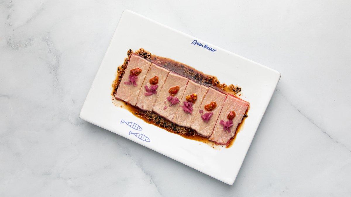 Sizzling tuna