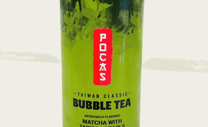 Bubble Tea Matcha with Tapioca Pearls