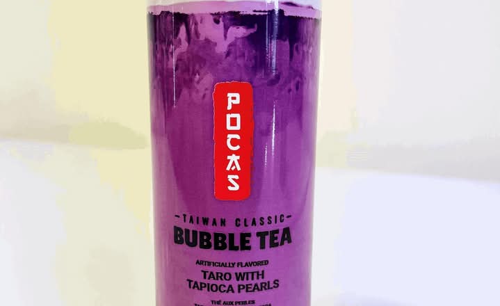 Bubble Tea Taro with Tapioca Pearls