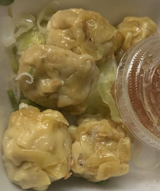 Homemade Thai dumplings