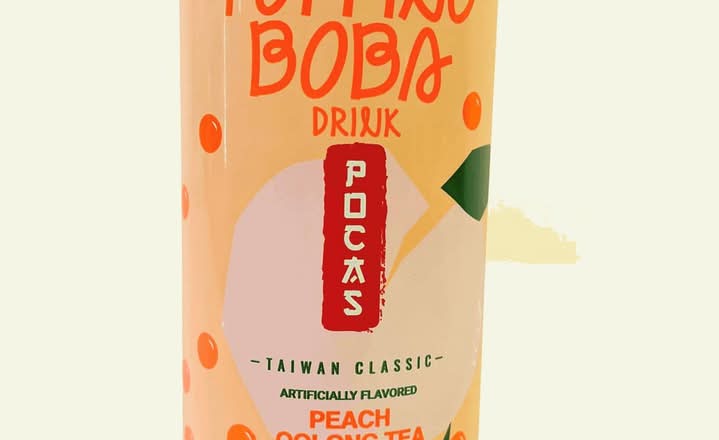 Popping Boba Peach Oolong Tea