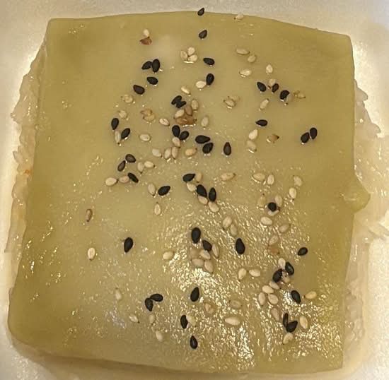 Sticky Rice with Thai Custard