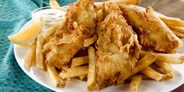 Hand-Battered Fish and Chips Boxed Lunch