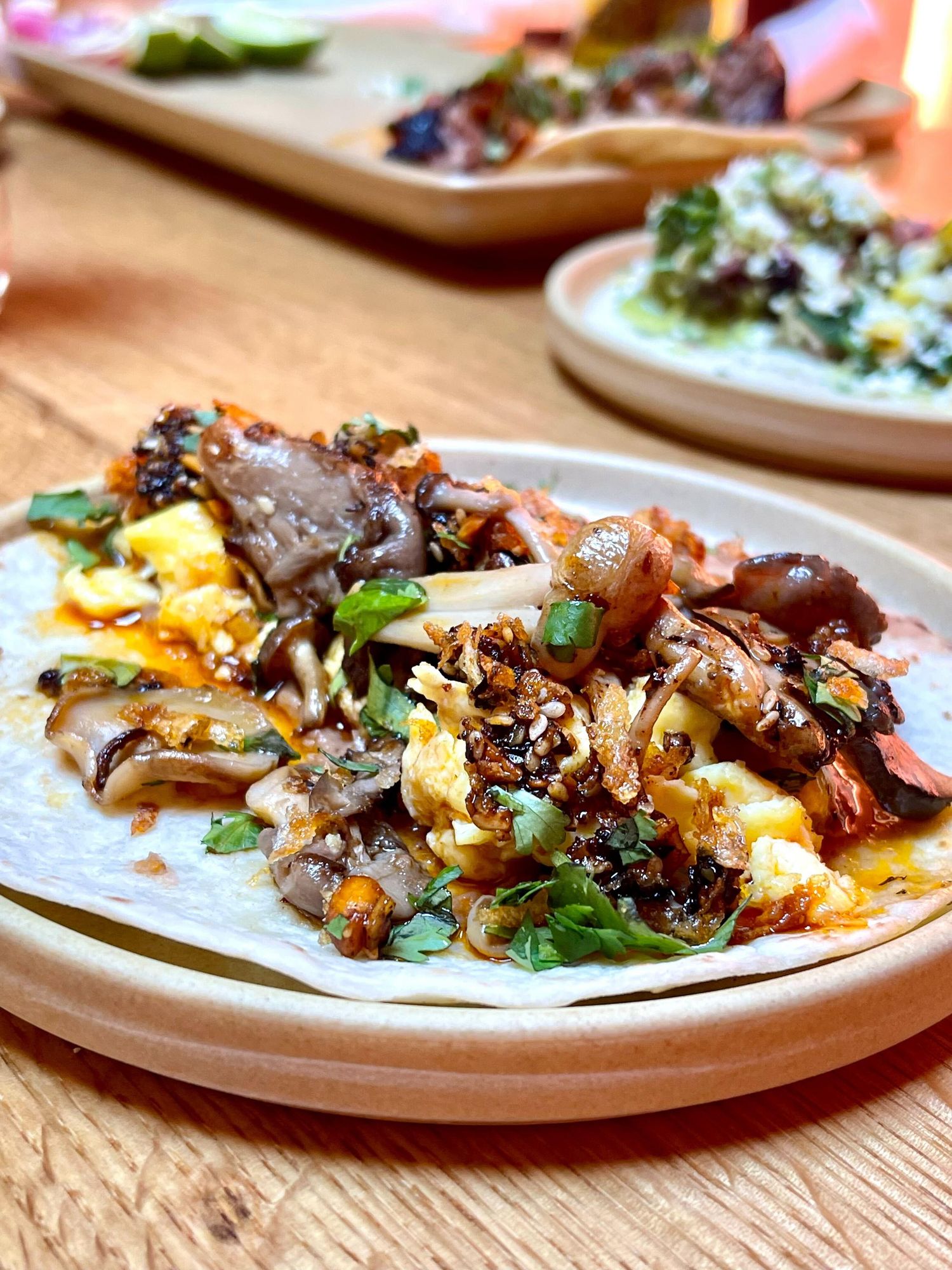 Mushroom Taco