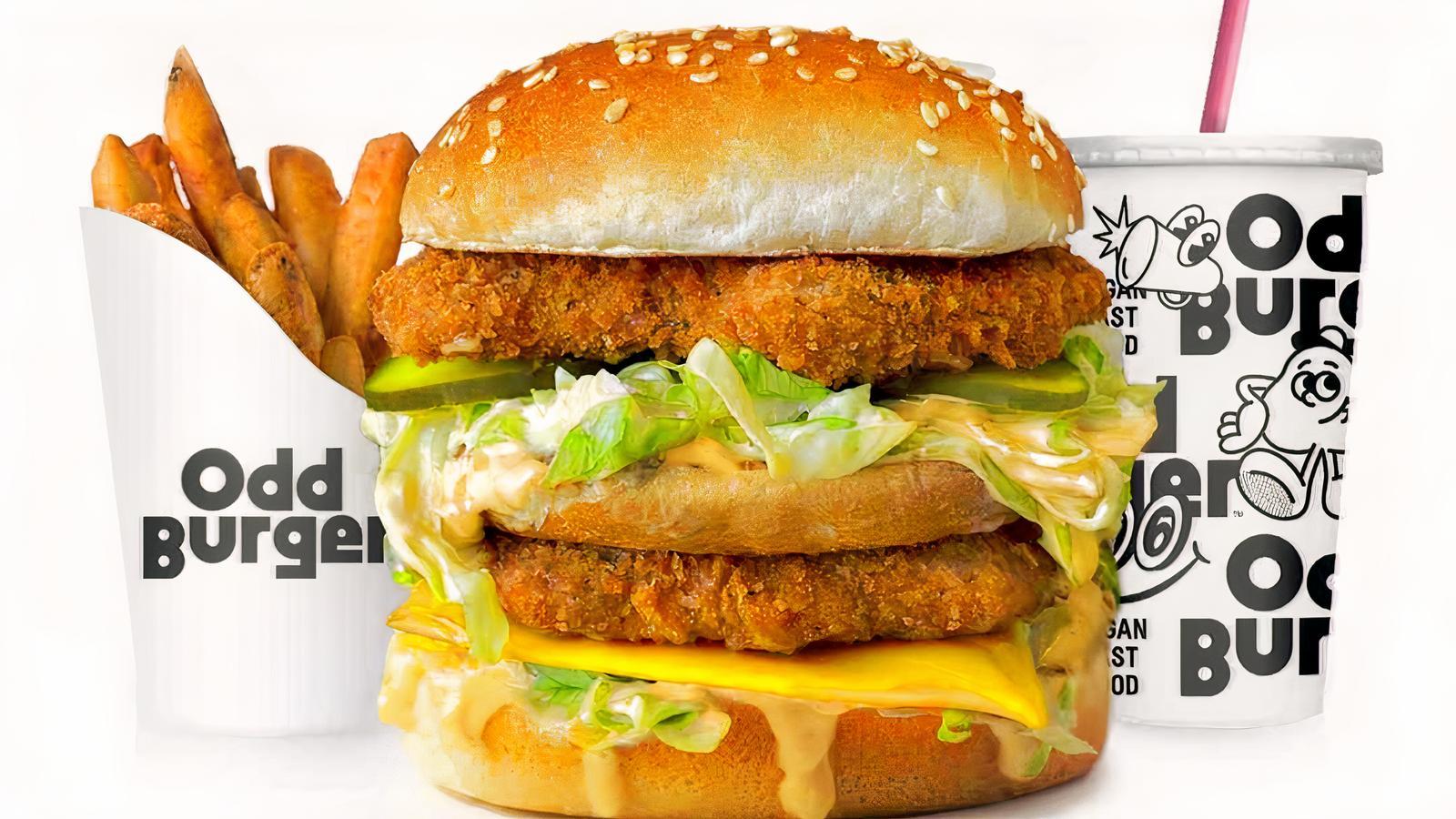 Crispy Famous Burger Combo
