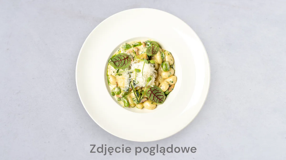Gnocchi w pesto szpinakowym