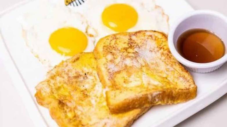 French Toast (2) and 2 Eggs