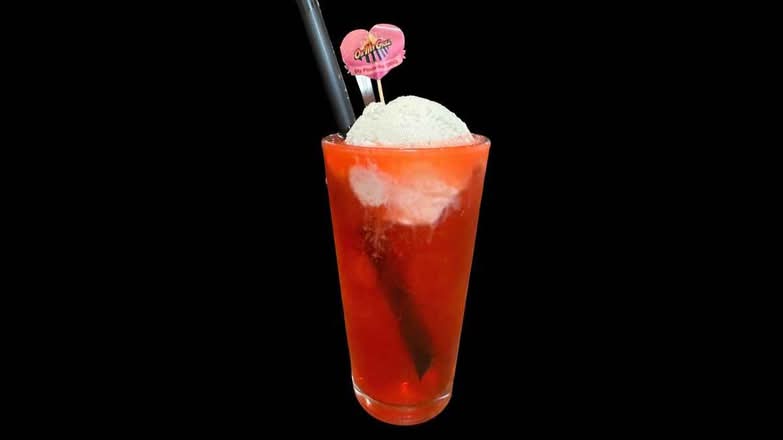 Fruit Punch Gelato Float