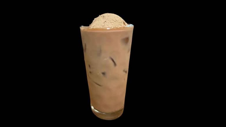 Hazelnut Milk Tea Gelato Float