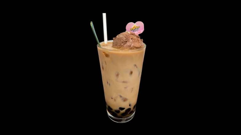 Iced Milk Tea Gelato Float