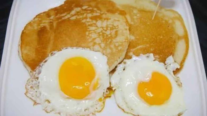 Pancakes (2) and 2 Eggs