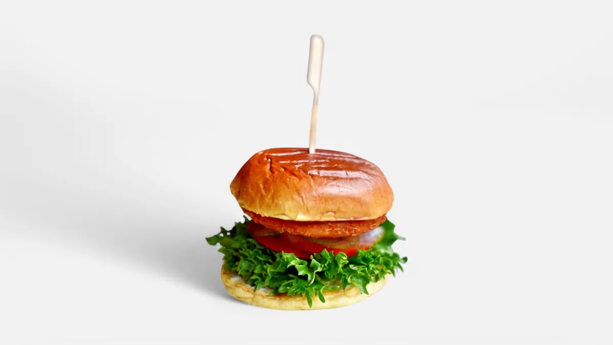 Crispy "noChicken" Burger (Vegan)