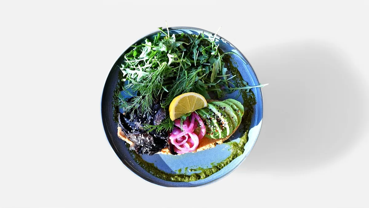 Avocado Portobello Toast (V)