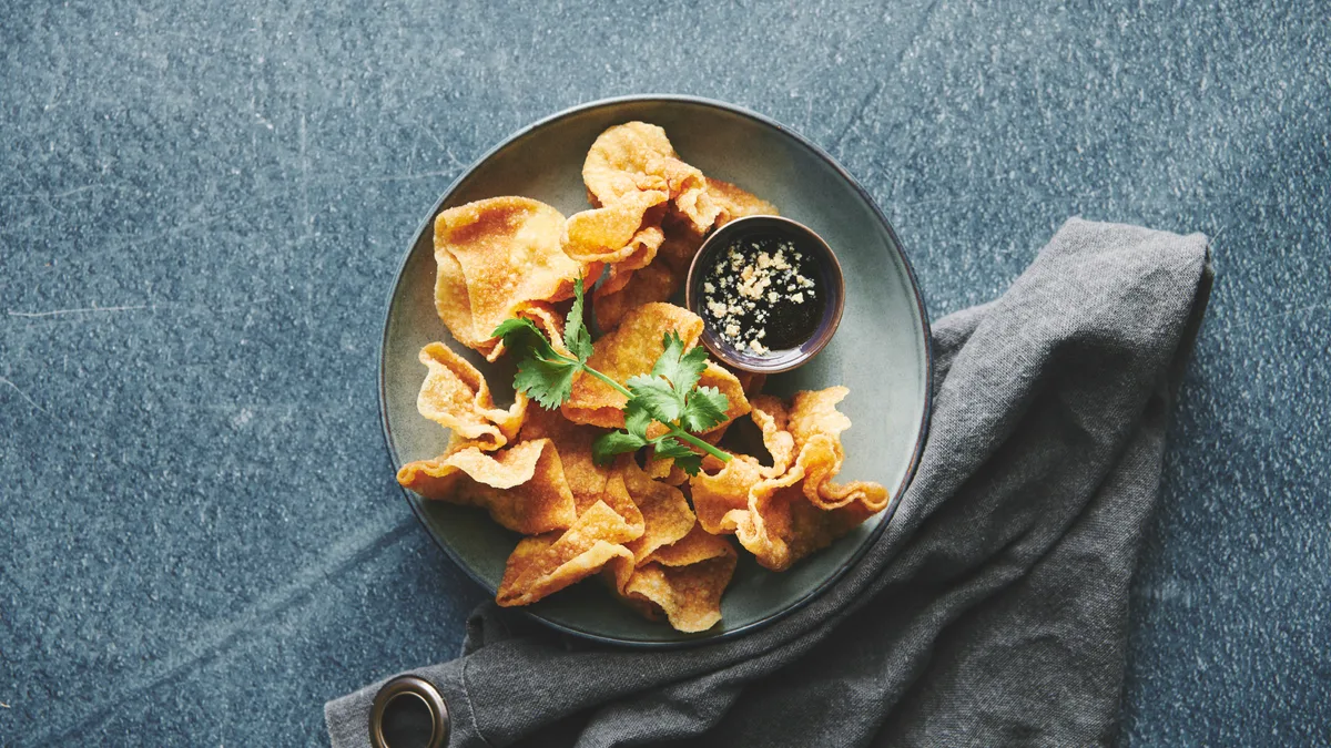 Crispy wontons (Meat lover) (5 stk)