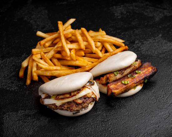 2 Bun Combo (2 Buns and French Fries)