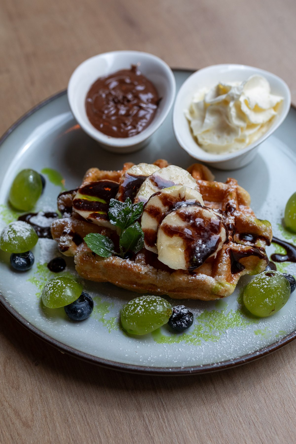 WAFFLE NUTELLA,BANÁN
