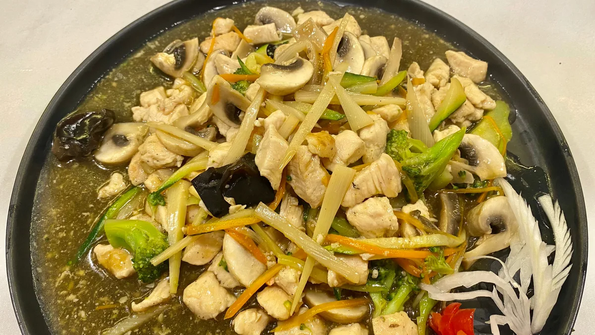 H10 Mushroom chicken with rice