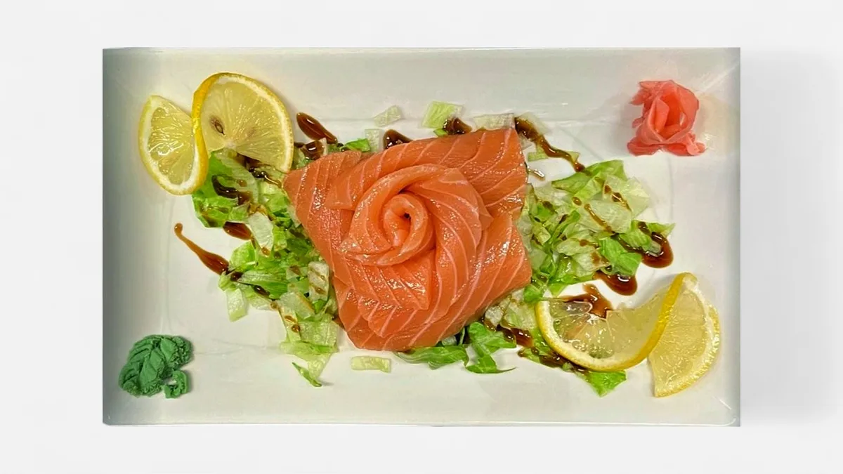 P1 Salmon sashimi 6db