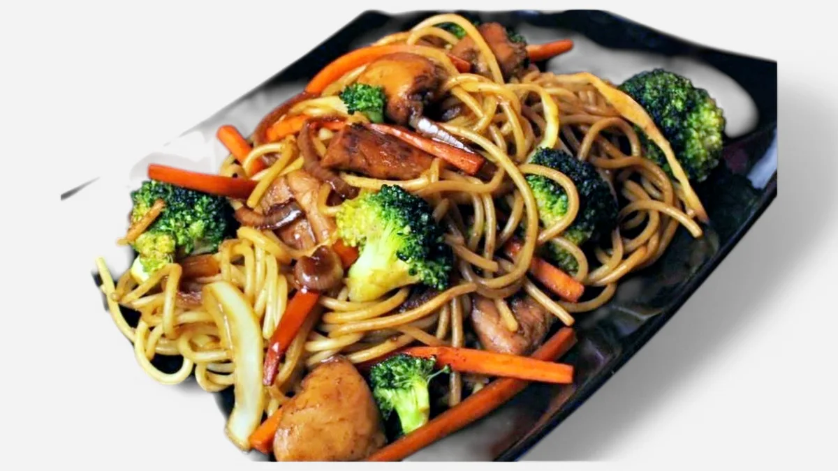 Teriyaki csirke ramennel