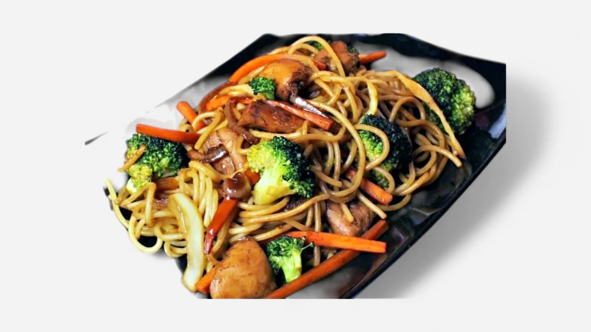 Teriyaki csirke udonnal