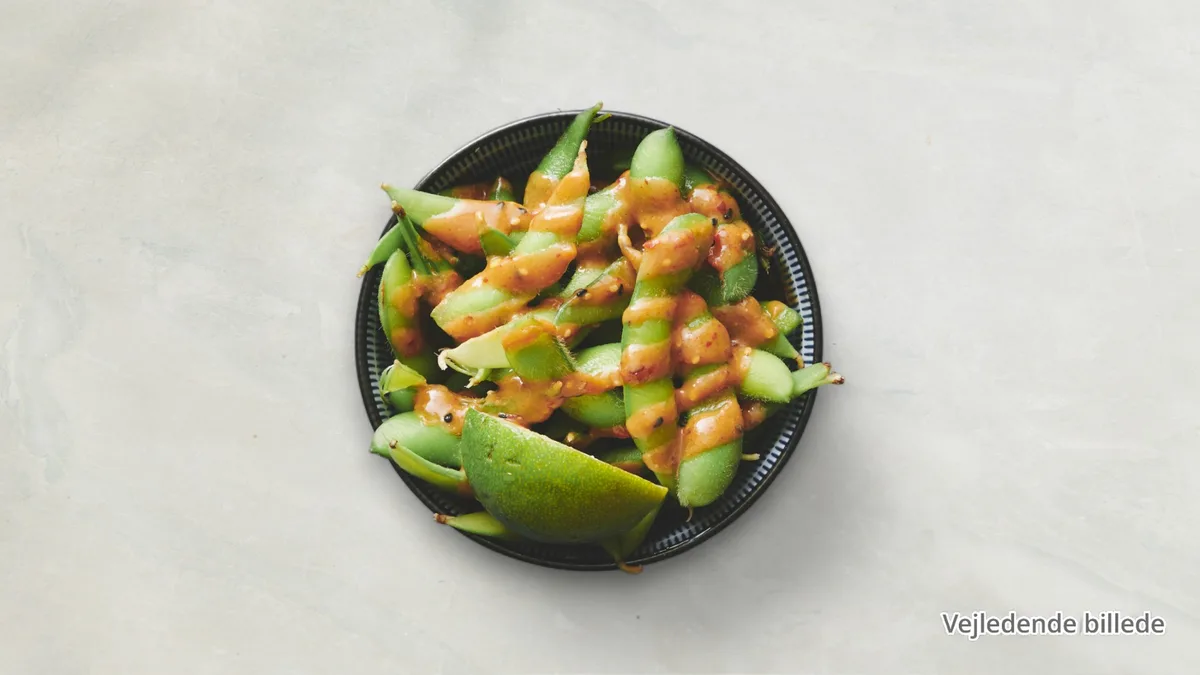 Spicy edamamebønner (V)