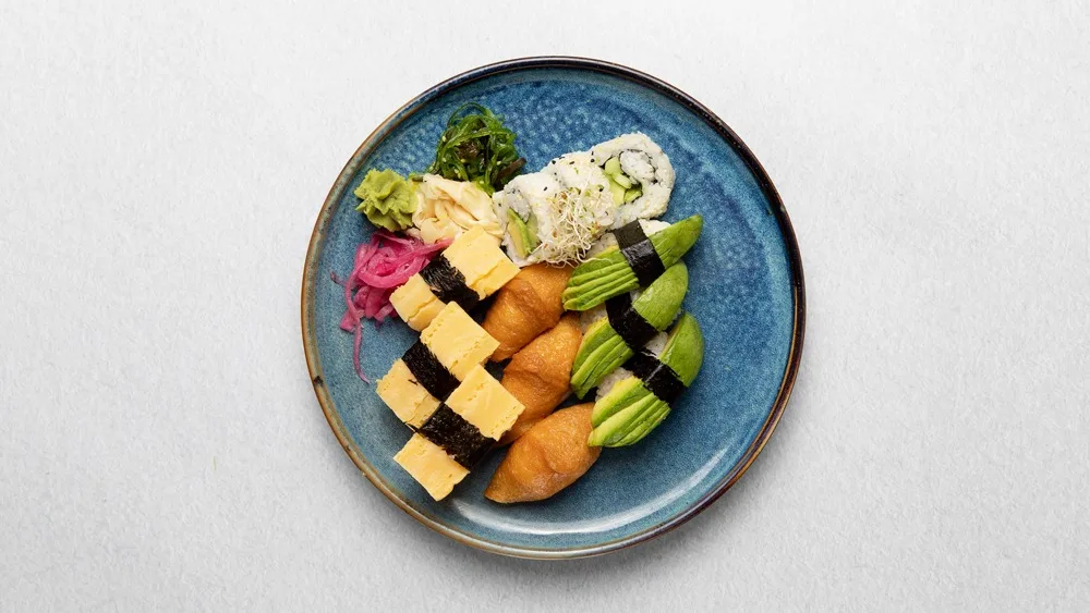 A. Vegetarisk Sushi - 12 bitar