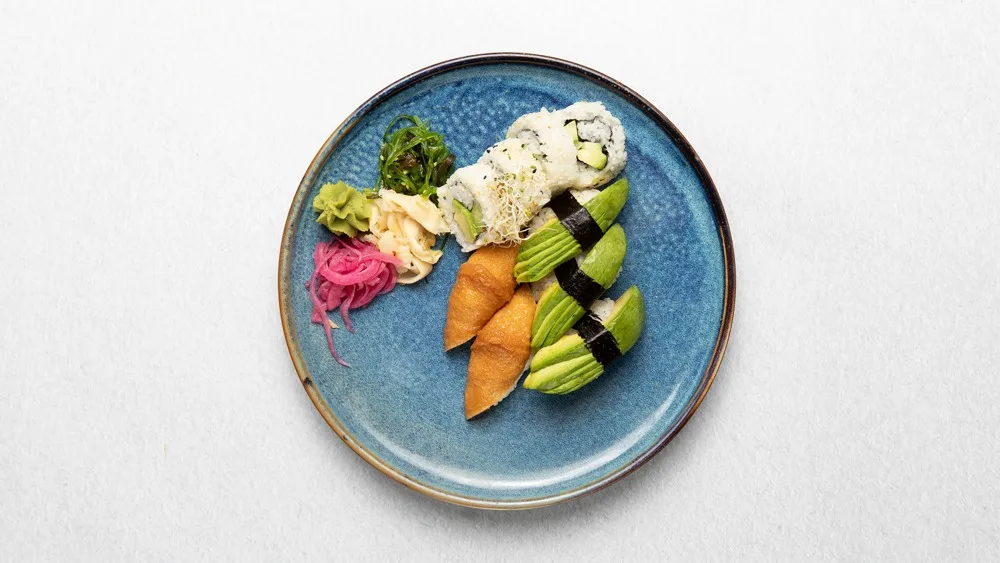 B. Vegetarisk Sushi - 9 bitar