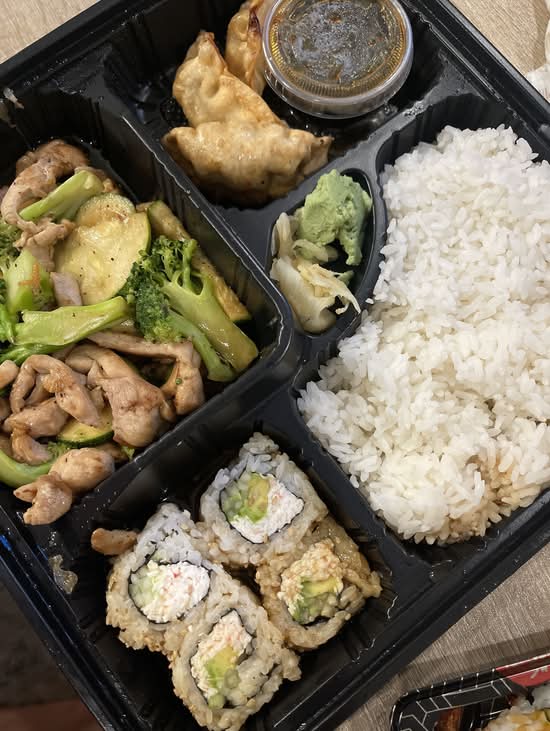 Bento box chicken teriyaki