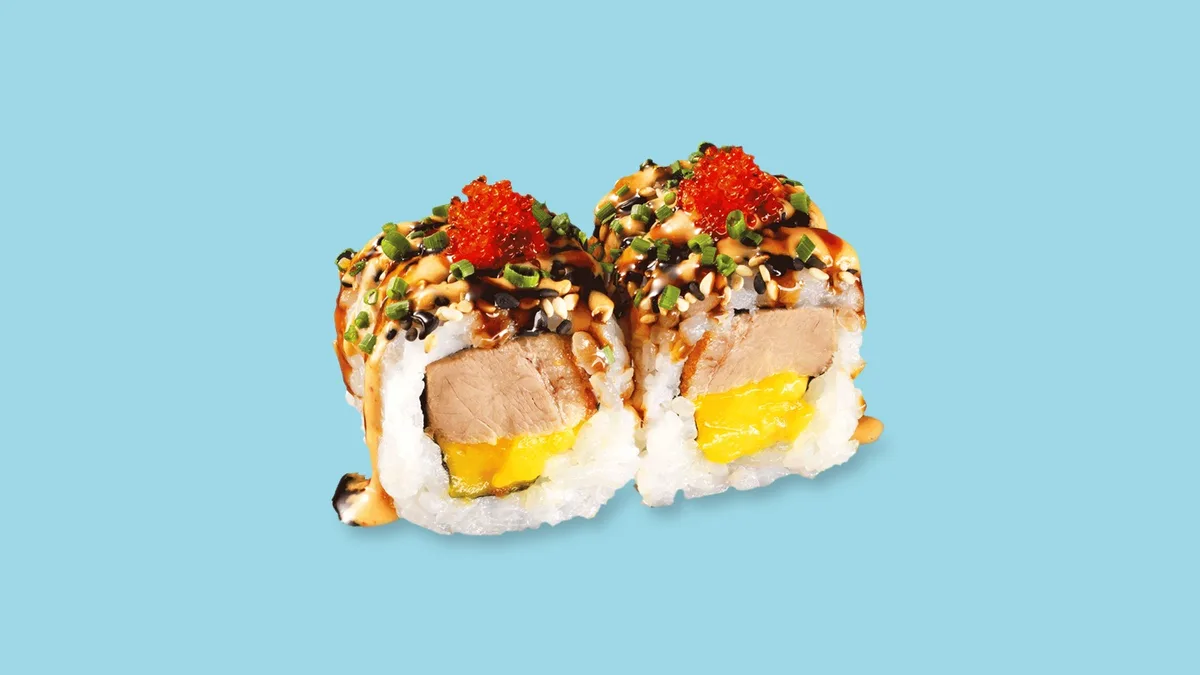 Spicy Duck Mango Roll
