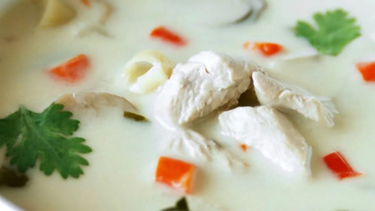 Tom kha garnélával