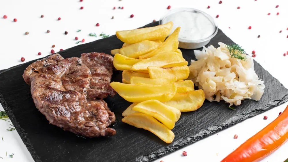 Meniu Ceafă de porc cu condimente 