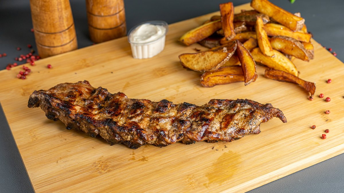 Meniu Coaste de porc cu condimente 