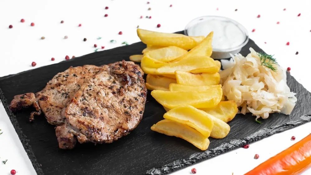Meniu Cotlet de porc cu condimente 