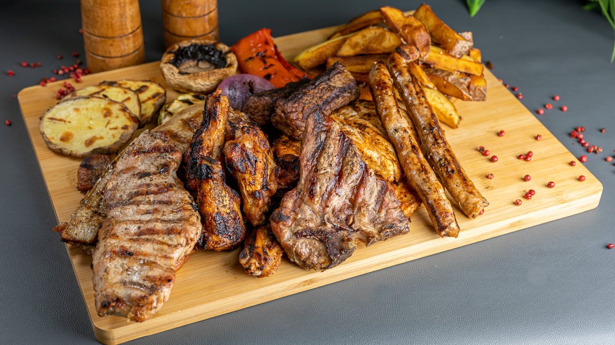 Platou Ola Grill Mixt Rustic 5 persoane