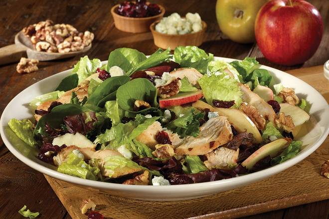 ROASTED CHICKEN and APPLE WALNUT SALAD