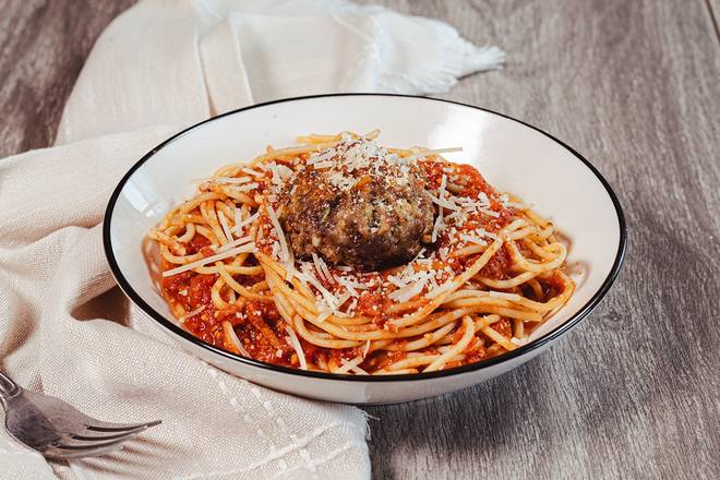 SPAGHETTI and 1 MEATBALL